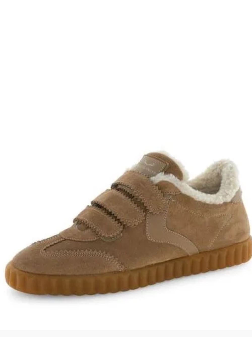 Voile Blanche Ines Fringe Shearling Sneaker Size 38